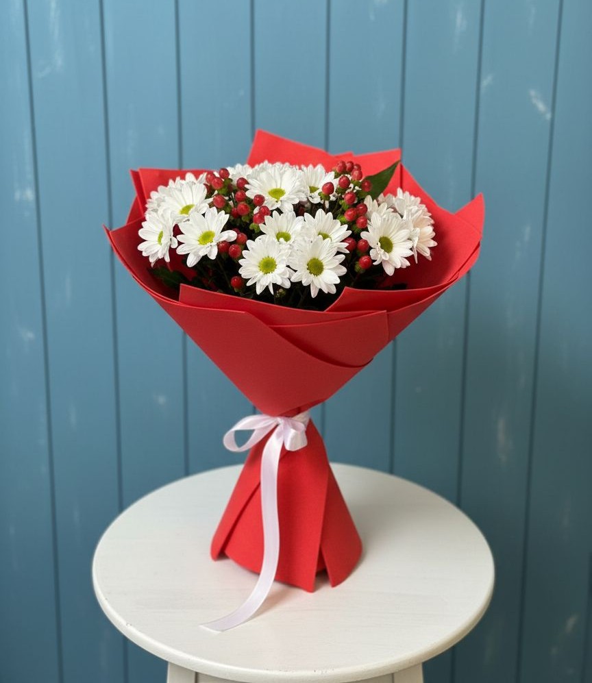 Букет цветов из: Хризантемы в Шаранге