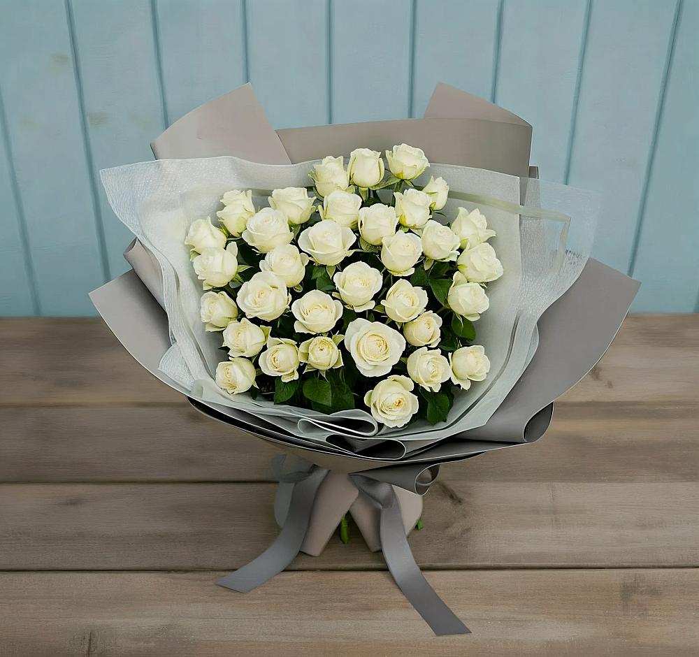 Букет Белоснежная нежность в Шаранге