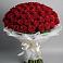 Букет 101 Красная роза Блэк Мэджик в Шаранге