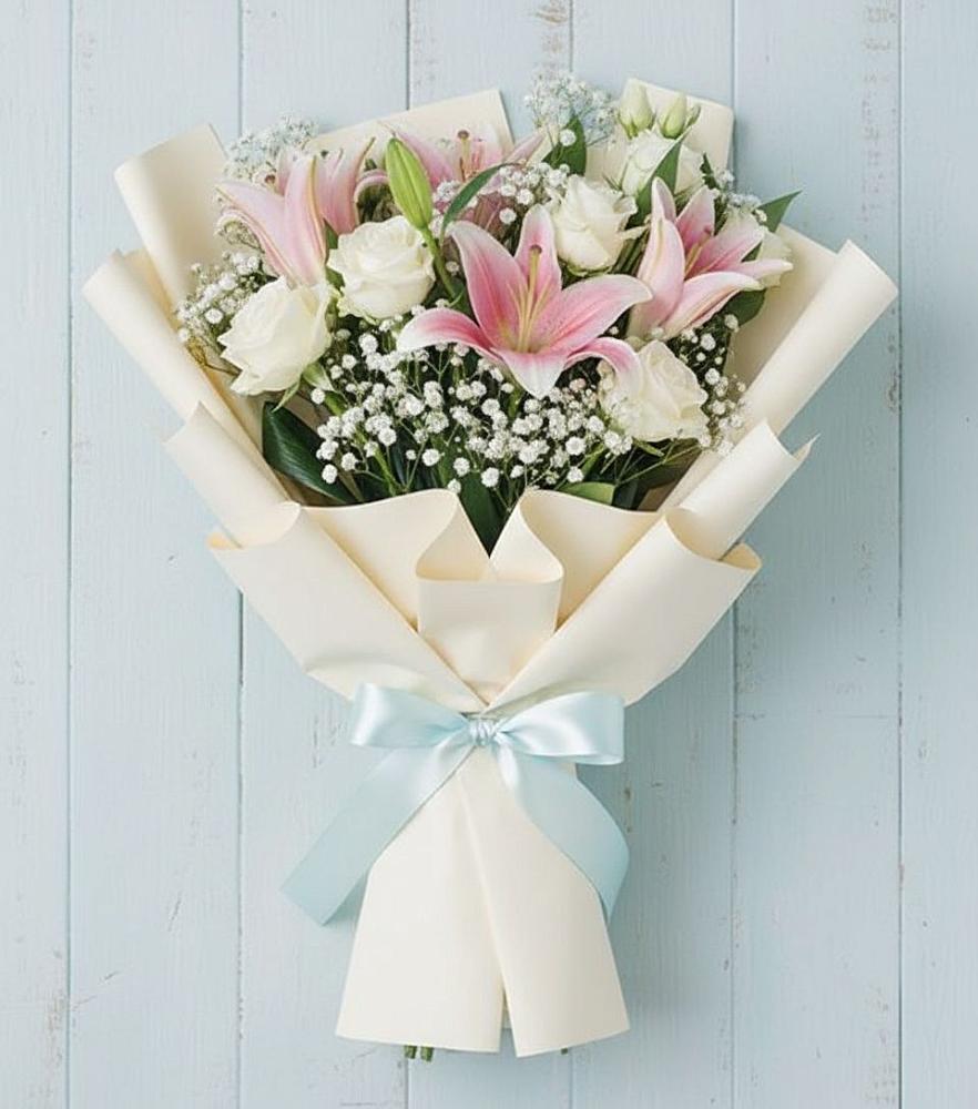 Букет цветов из: Лилии в Шаранге