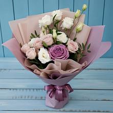 Букет цветов из:  Розы и Лизиантусы в Шаранге