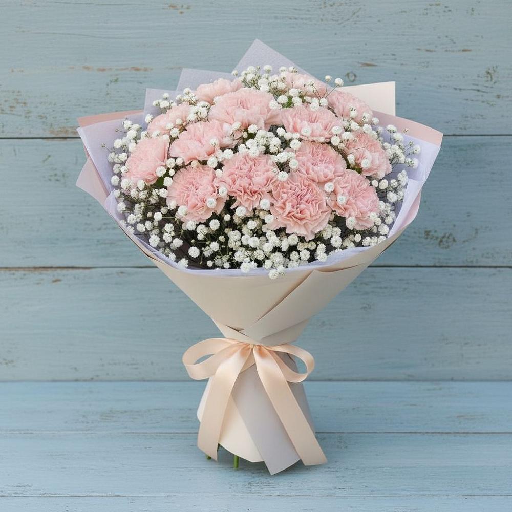 Букет цветов из: Гвоздики в Шаранге