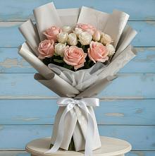 Букет цветов из:  Розы в Шаранге