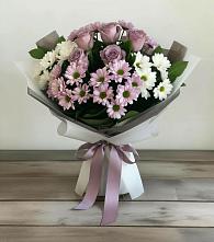 Букет цветов из:  Хризантемы и Розы в Шаранге