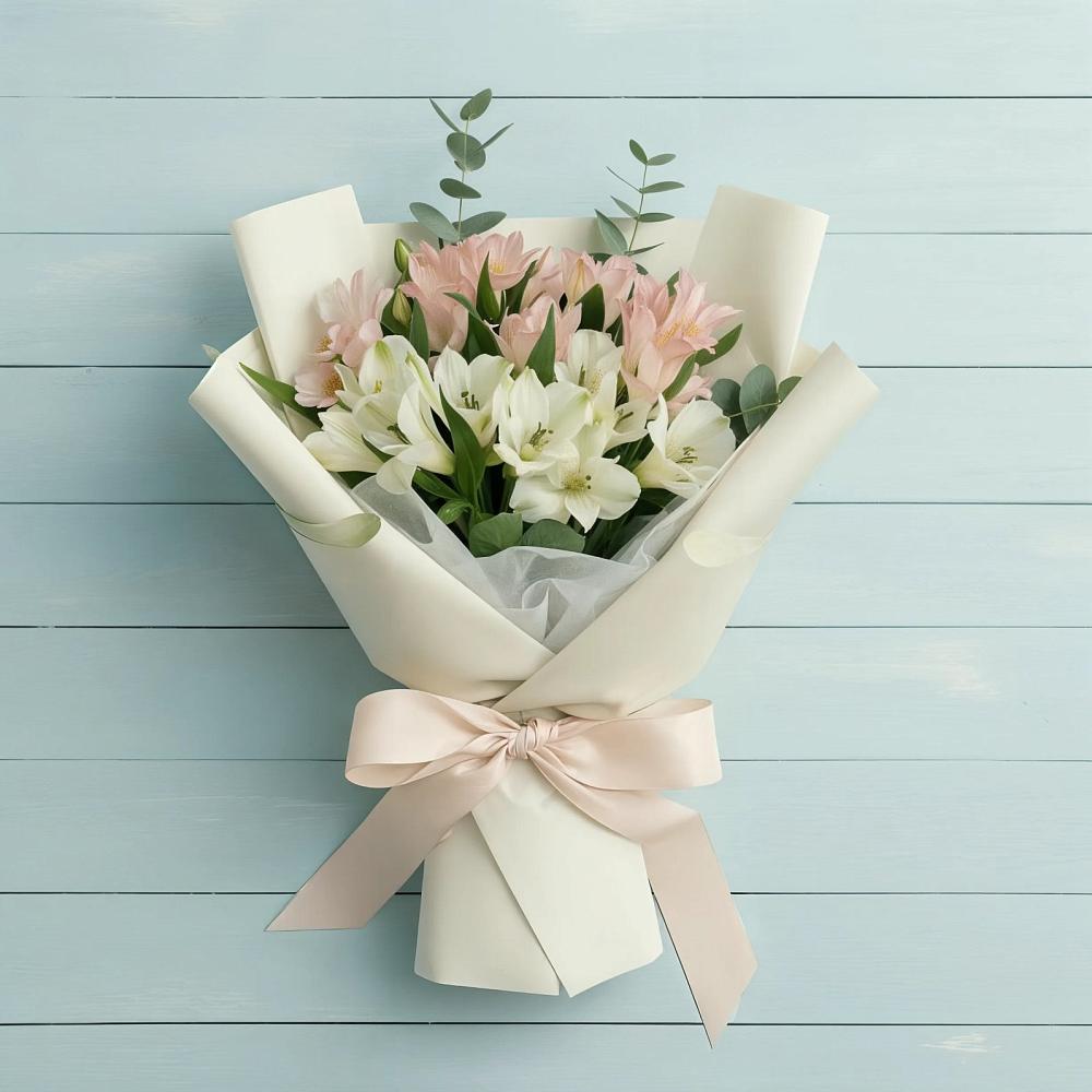 Букет цветов из: Альстромерии в Шаранге