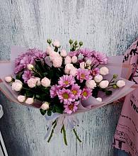 Букет цветов из:  Розы и Хризантемы #REPLACE_PRED# Шаранге