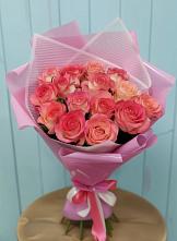 Букет 15 Розовых роз Равель в Шаранге